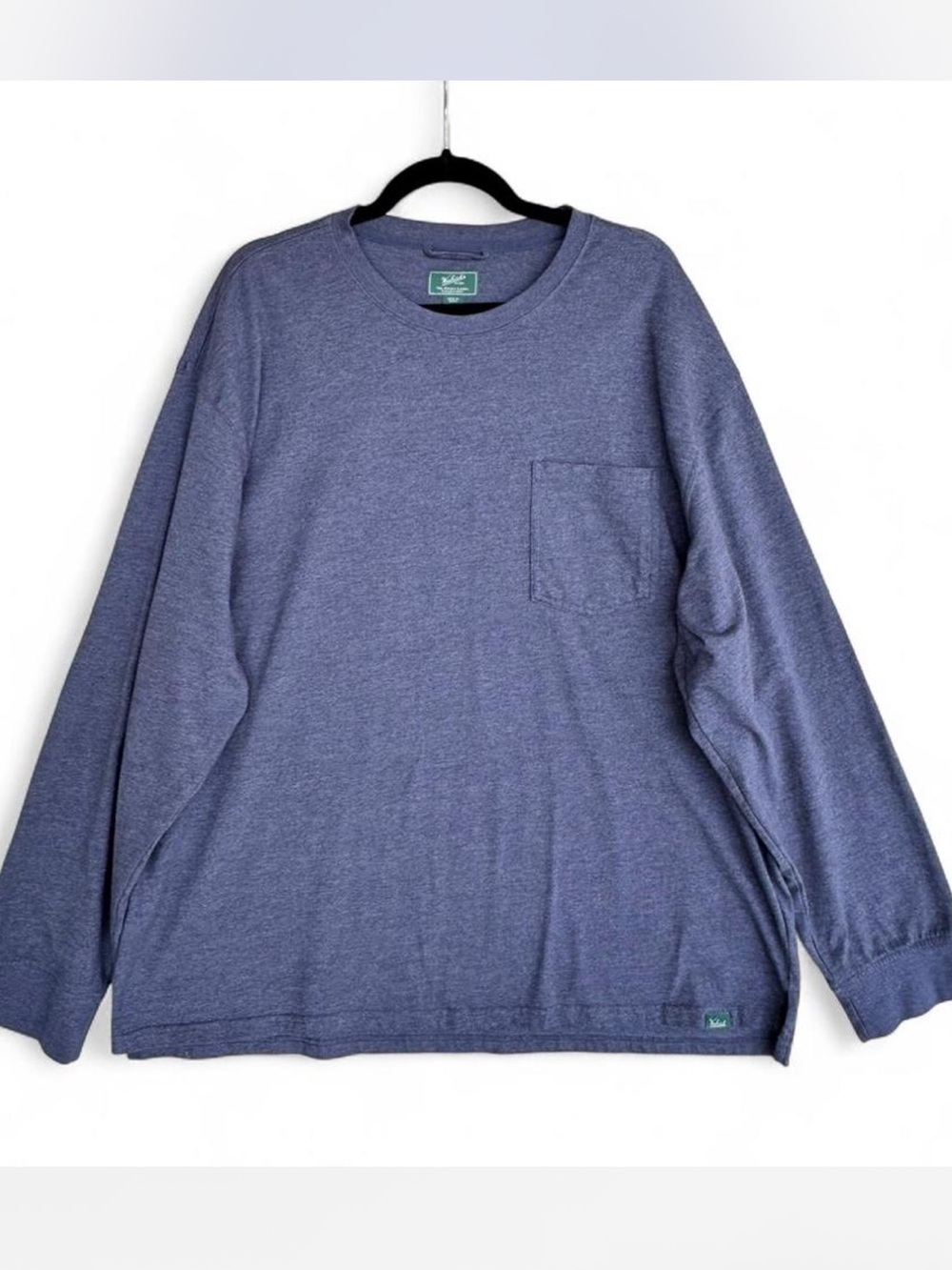 Woolrich Men's Long-Sleeve Crew Pocket Shirt - Navy - Picture 2 of 9